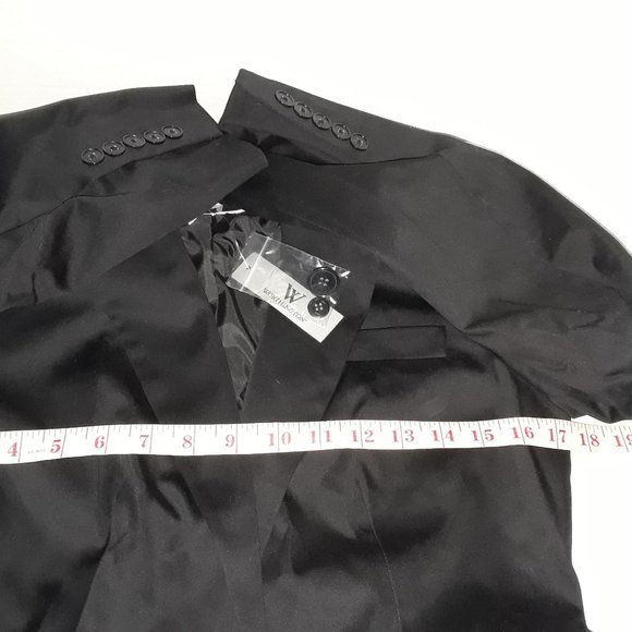 WORTHINGTON-Size 6-Stretch Blazer-Suit Jacket-Black-Comfortable - Picture 3 of 8